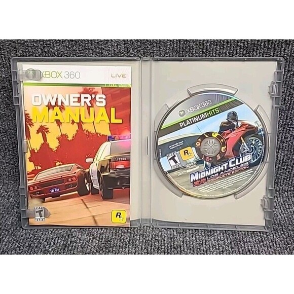 Midnight Club: Los Angeles  Complete Edition microsoft Xbox 360 with manual - Picture 3 of 4